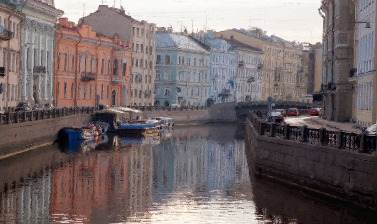 Canal Scene, Early Morning 