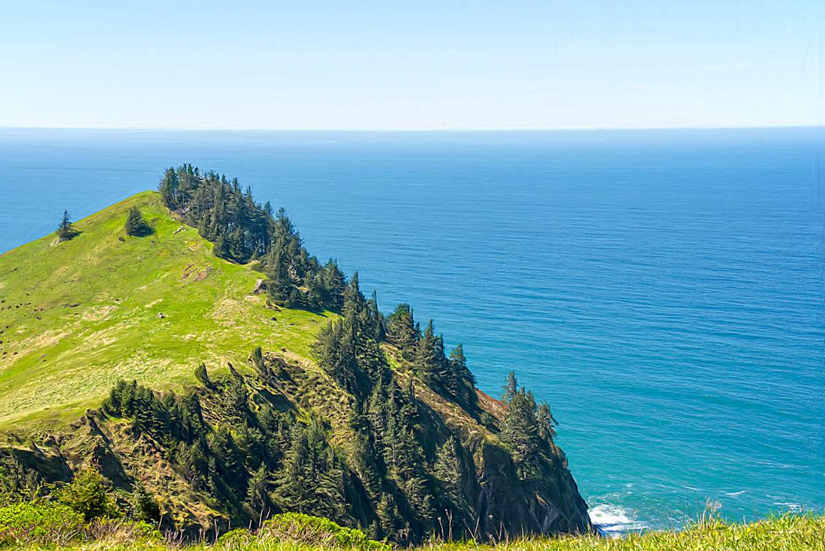 Cascade Head Overlook by Lewis Jackson 