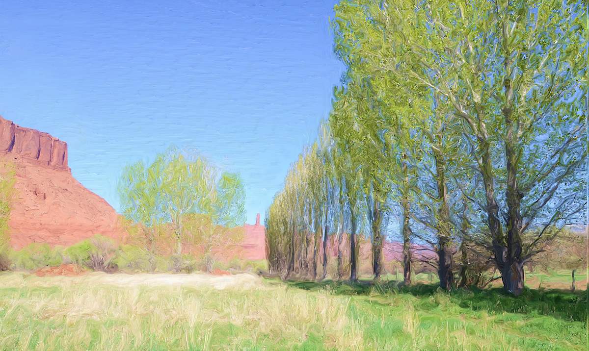 Castle Valley Study by Lewis Jackson 
