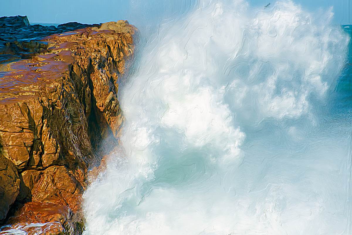 Crashing Surf by Lewis Jackson 