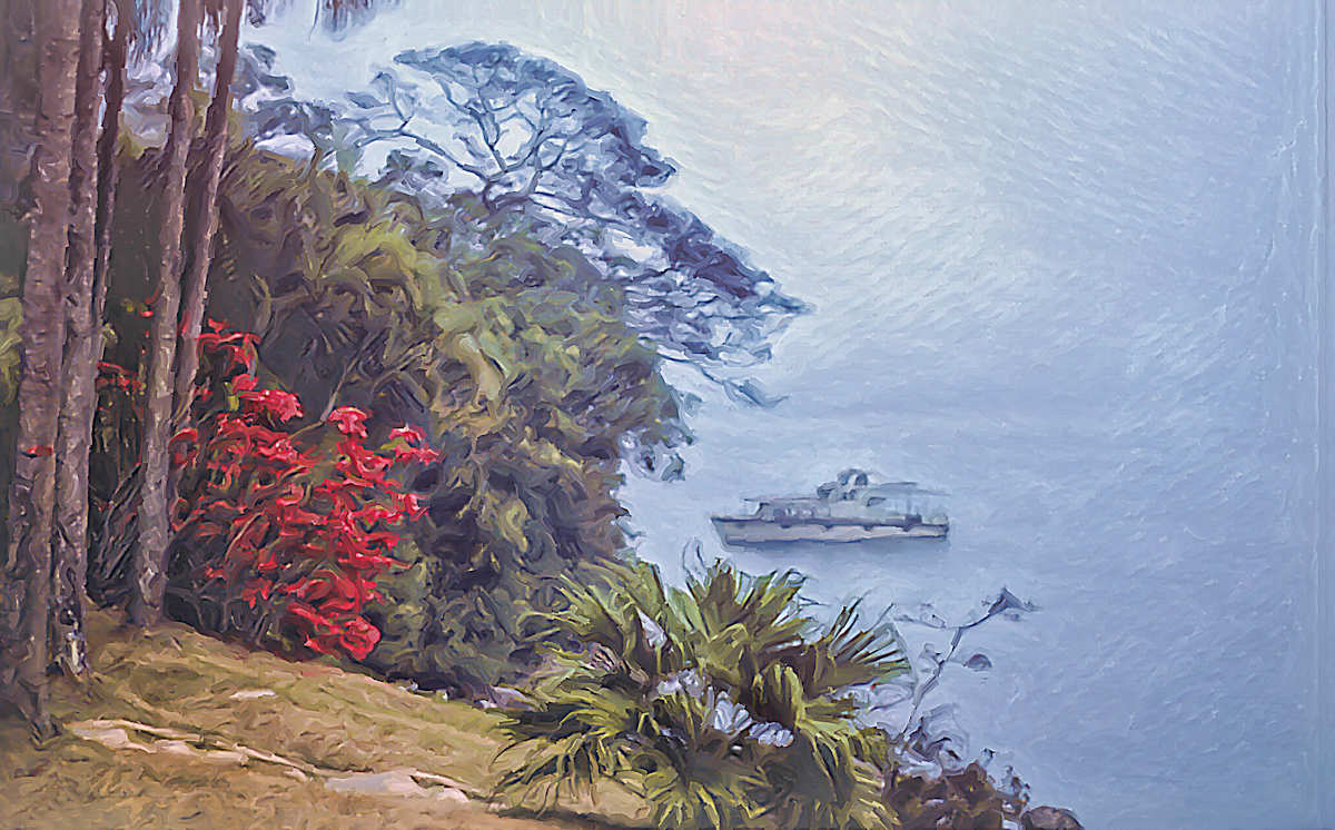 Early Morning, Sun Moon Lake by Lewis Jackson 