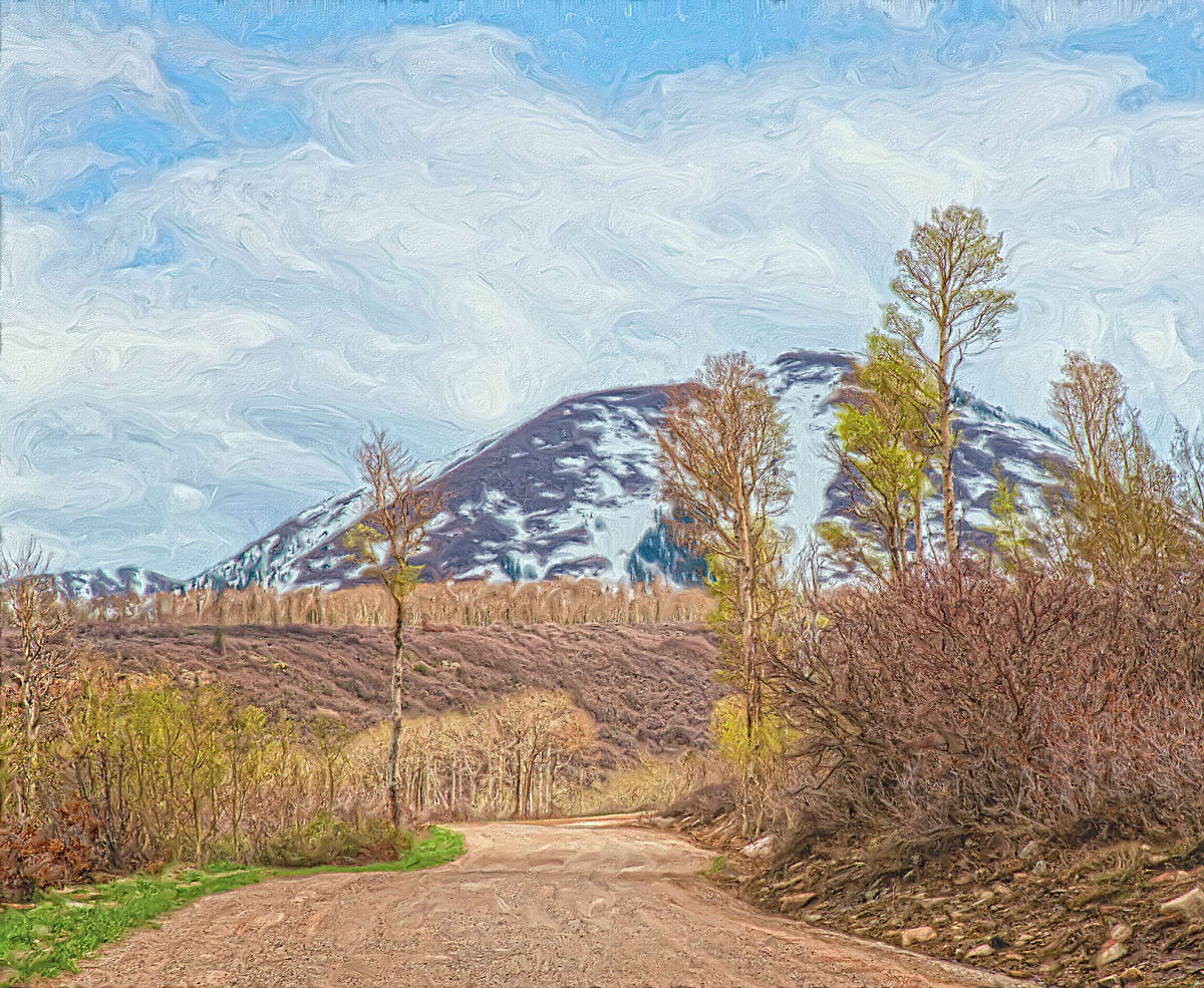 Early Spring Day, Utah (detail), Image 1.
