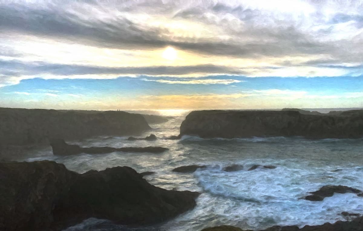 Headlands in Late Evening (Mendocino) 