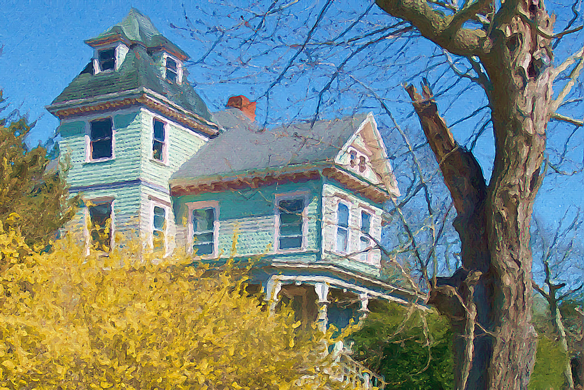 House on Martha's Vineyard by Lewis Jackson 