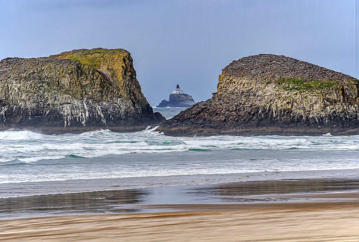 Lighthouse, Cannon Beach by Lewis Jackson 