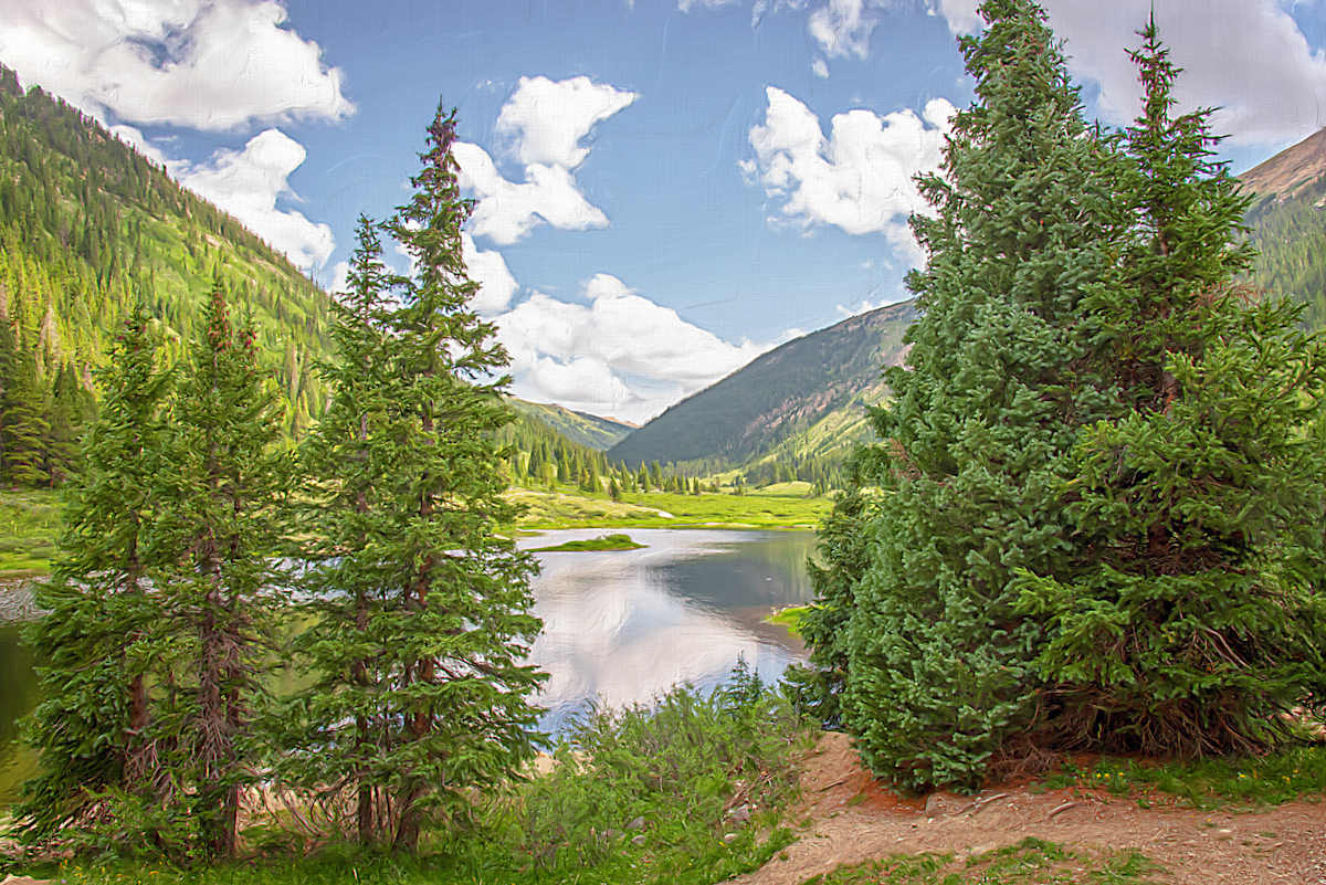 Lost Man Reservoir Landscape by Lewis Jackson 