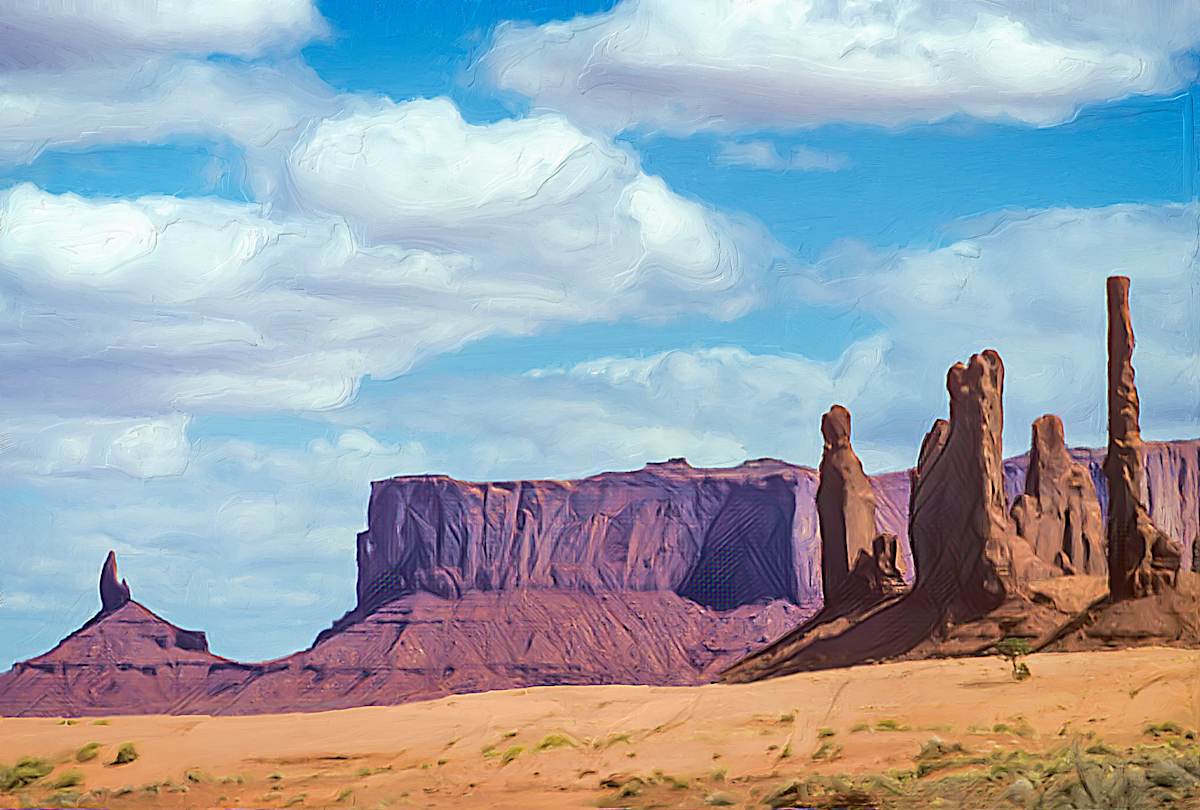 Monument Valley Landscape by Lewis Jackson, Image 1.
