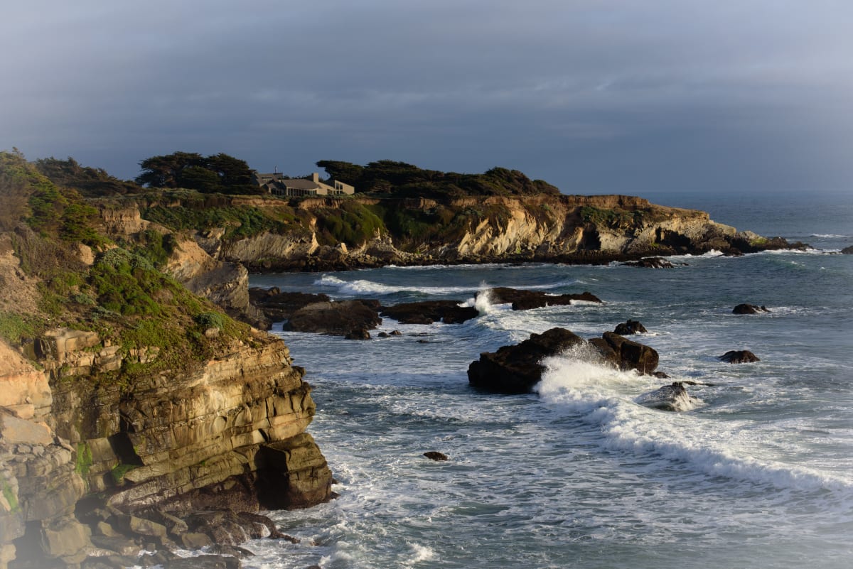 Ocean Landscape at Dusk by Lewis Jackson 