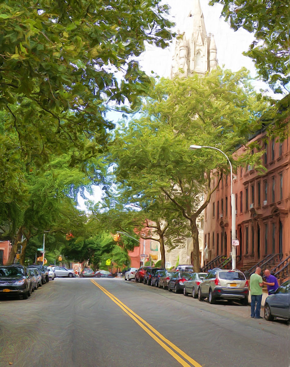 Park Slope Street Scene, Image 1.
