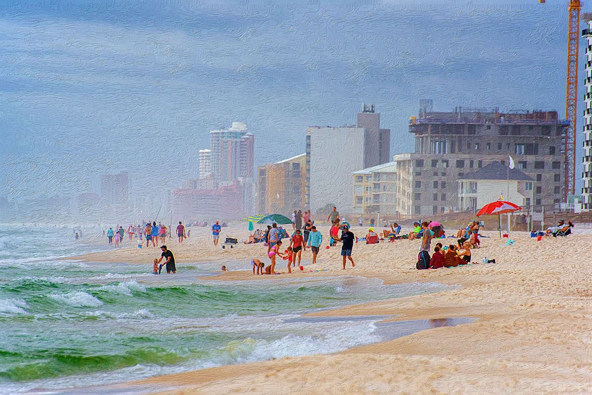 Perdido Key, looking north by Lewis Jackson, Image 1.
