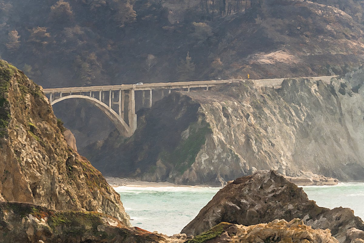 Rocky Creek Bridge by Lewis Jackson 