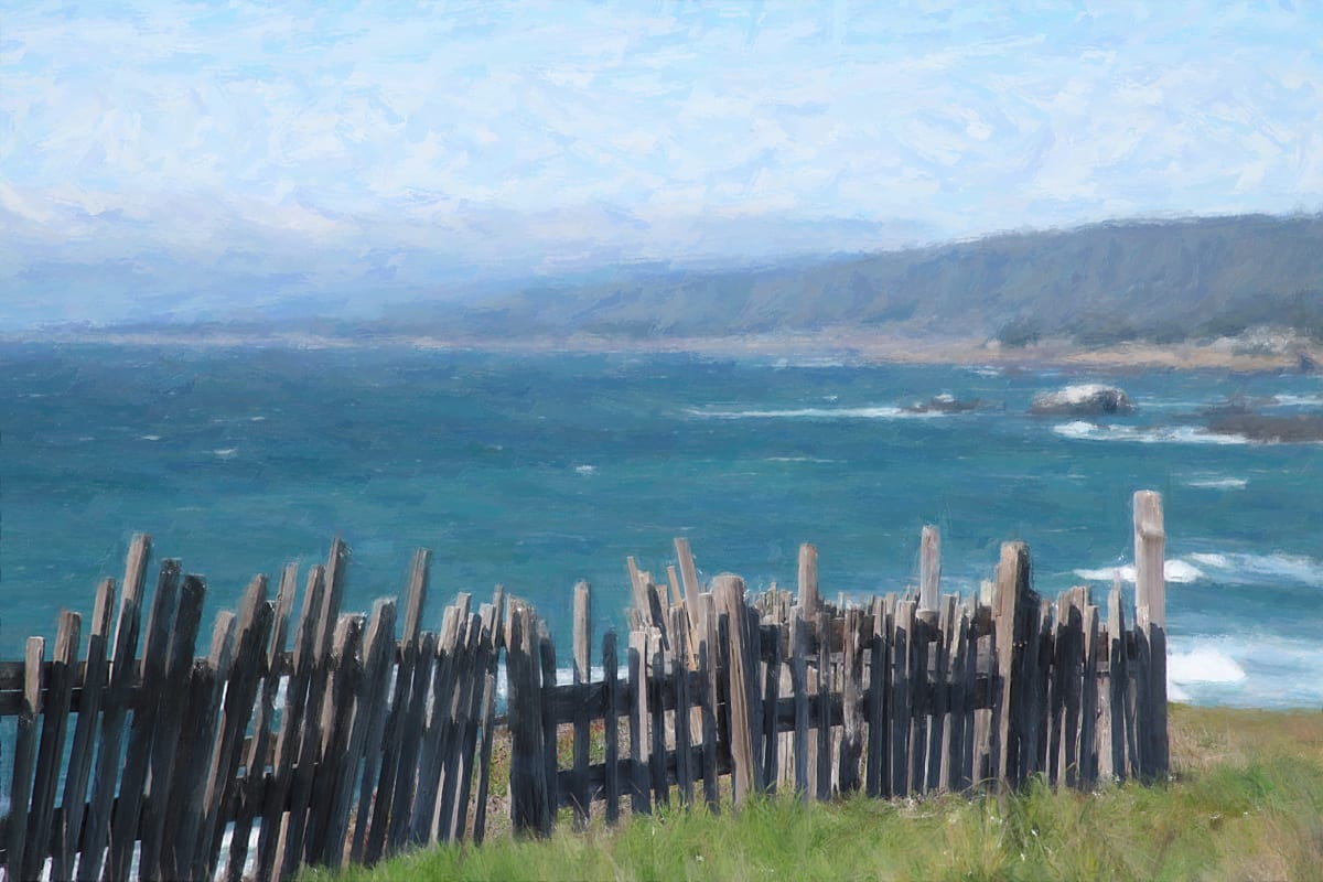 Sea Ranch Headlands with Fence 