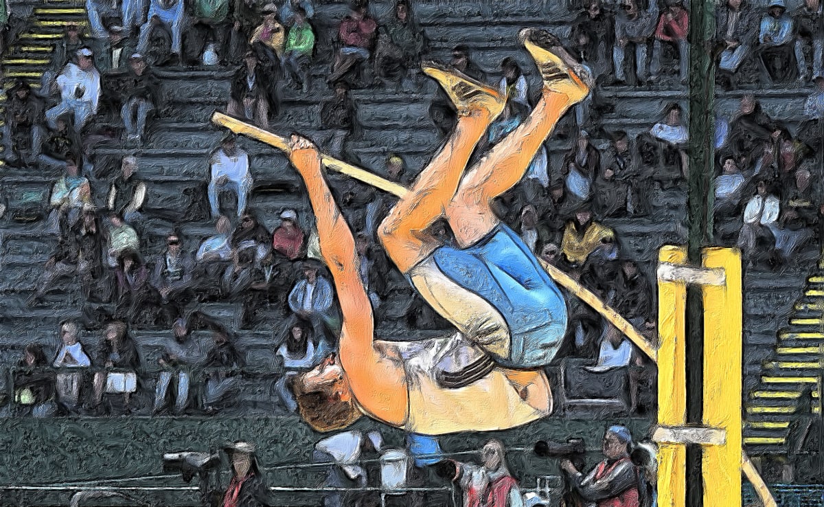 The Pole Vaulter by Lewis Jackson 