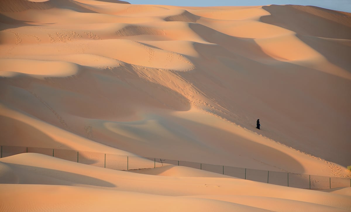 Woman on Dunes 