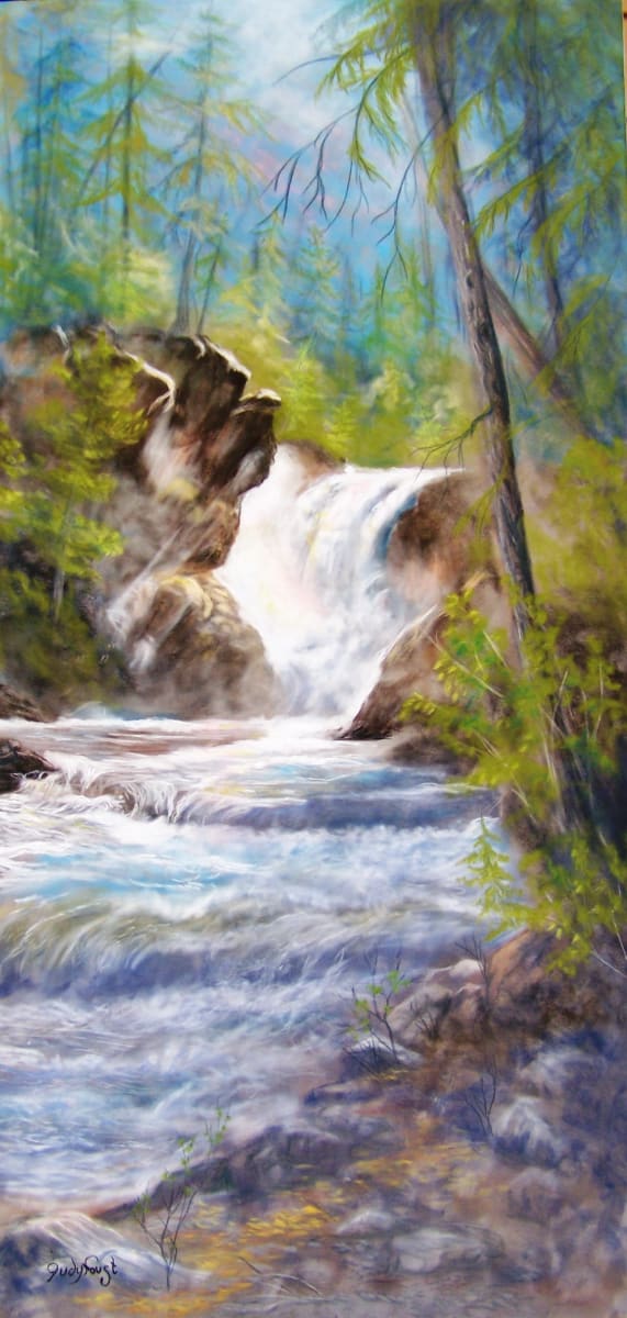 Smith Creek Falls by Judy Harrell 