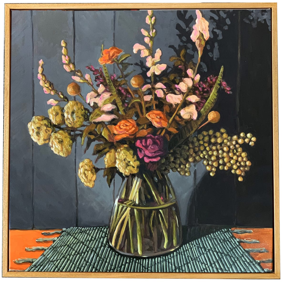 Brighton Blooms  Image: "Brighton Blooms" Oil on Canvas 51 x 51cm