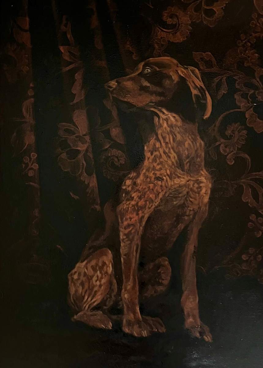 Brocade by Kim Harding  Image: "Brocade" 70 x 50cm Oil on canvas