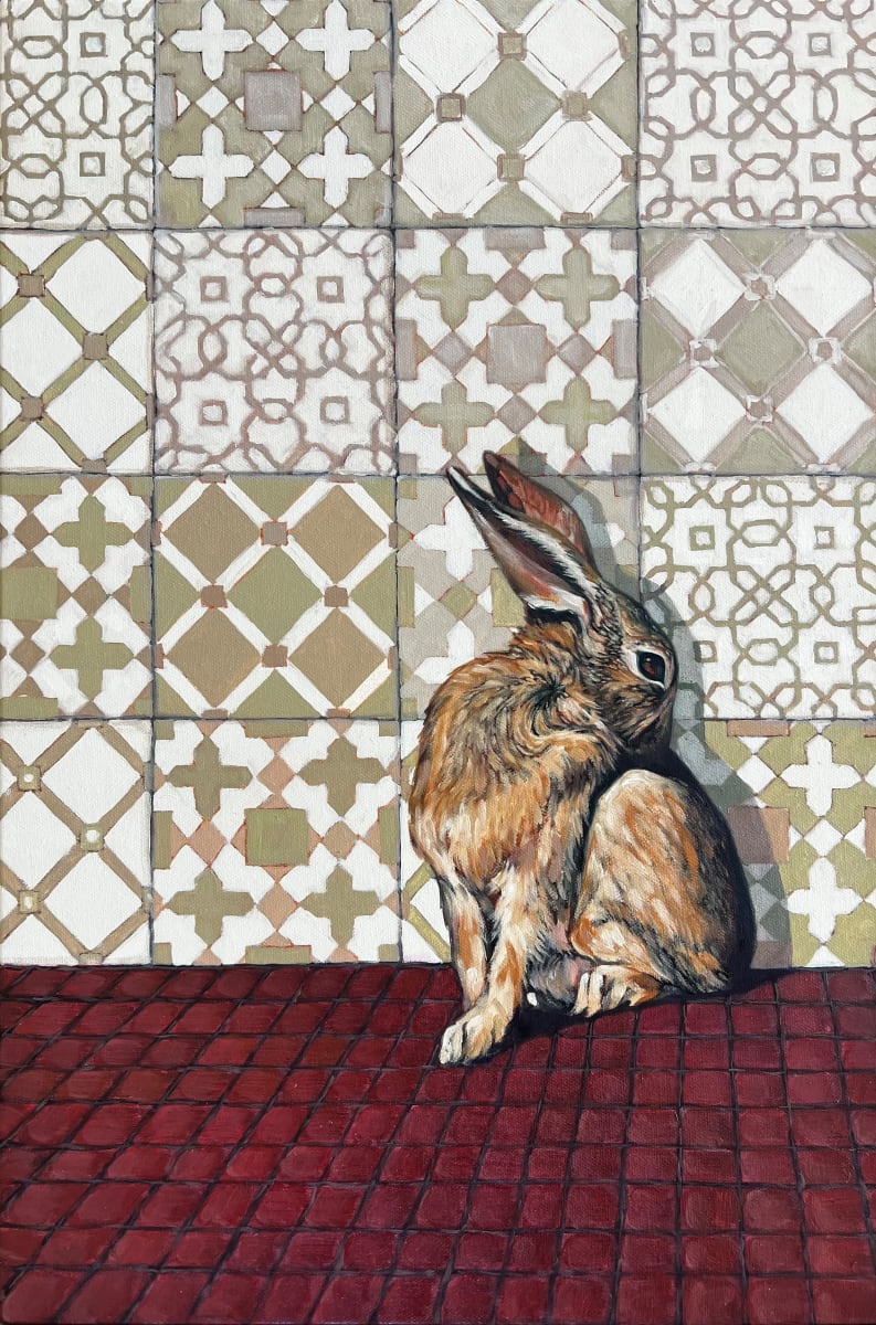 Bunny by Kim Harding  Image: "Bunny" 40 x 60cm, Oil on Canvas