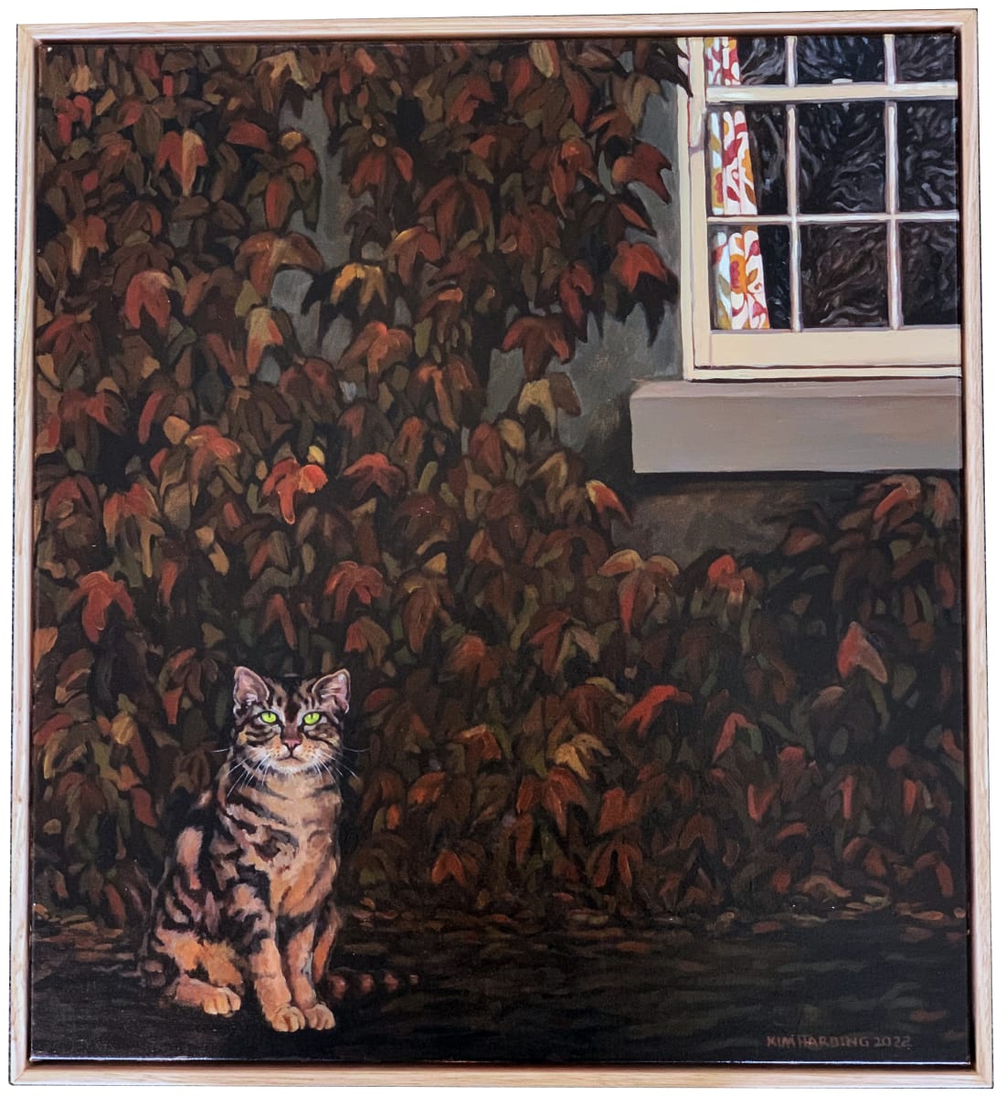 Camouflague Cat by Kim Harding 