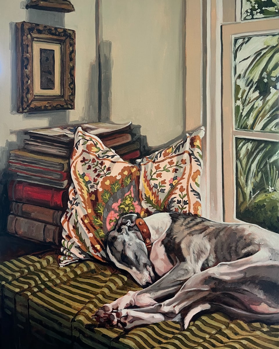Contentment by Kim Harding  Image: "Contentment" Oil on Canvas  80x60cm