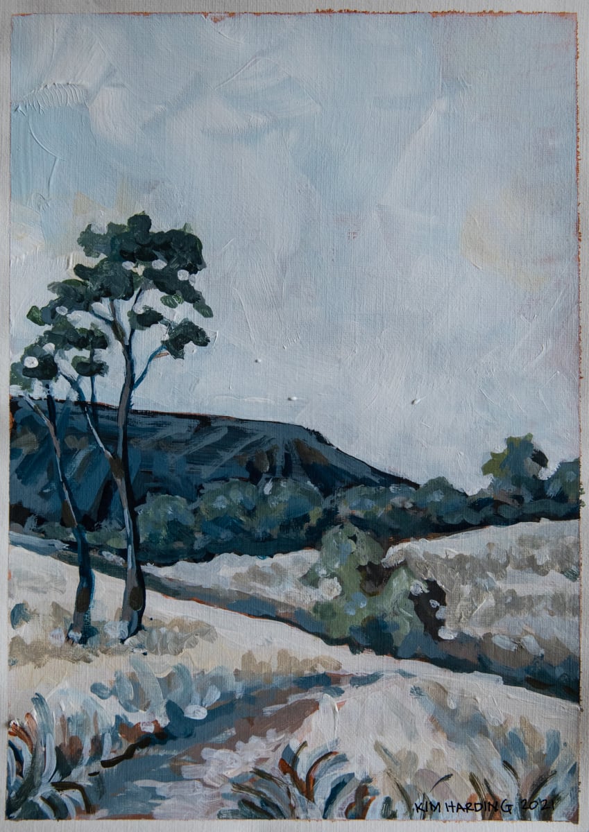 Ilford Hills  Image: "Ilford Hills" 29.7 x 21cm, Acrylic on Canvas Paper