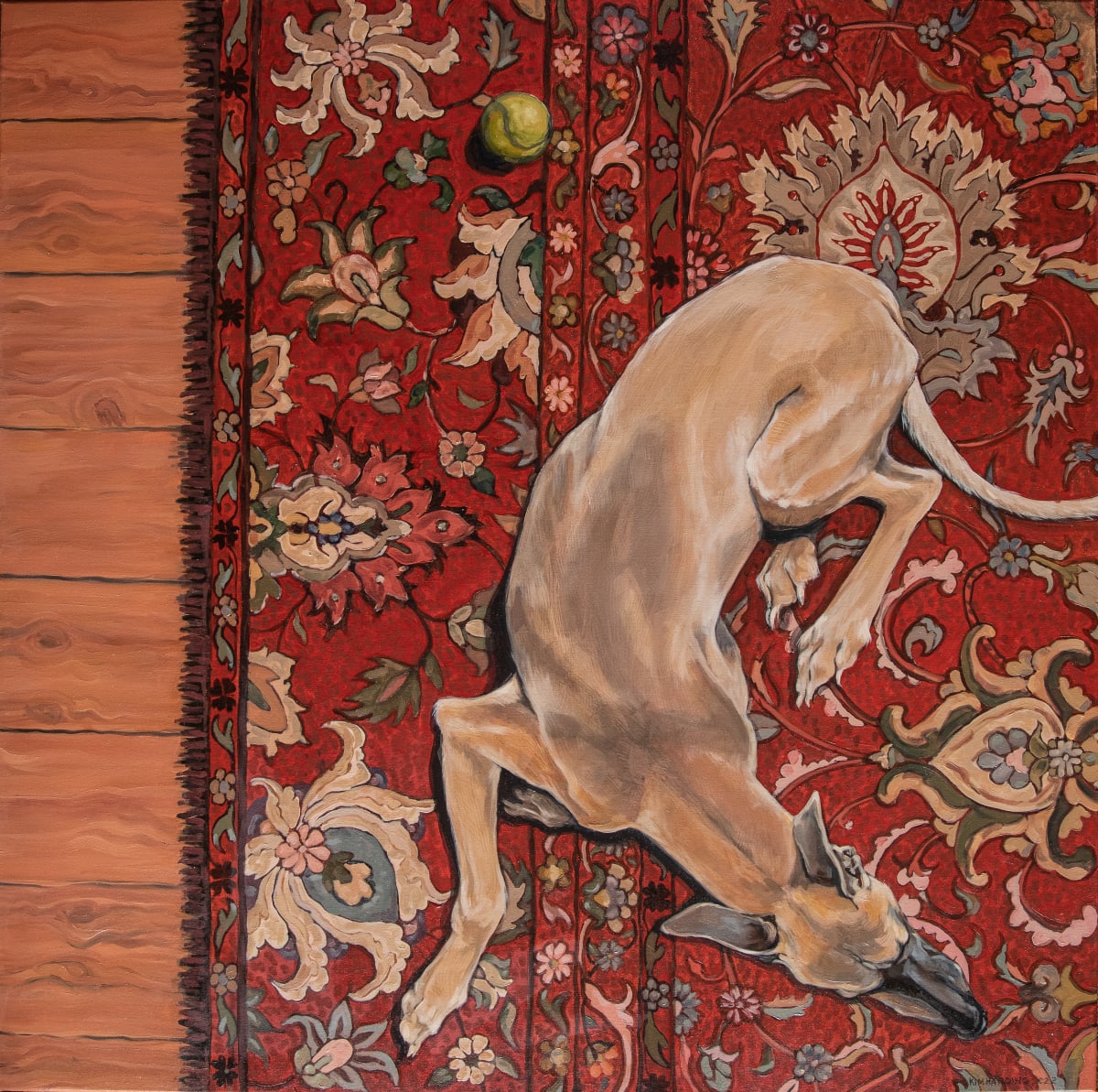 Game Over  Image: Game Over, Oil on canvas, 66 x 66cm