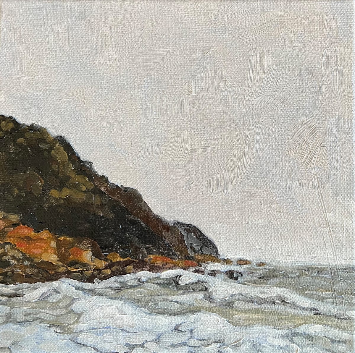 Ocean by Kim Harding  Image: "Ocean" 20 x 20cm oil on canvas
