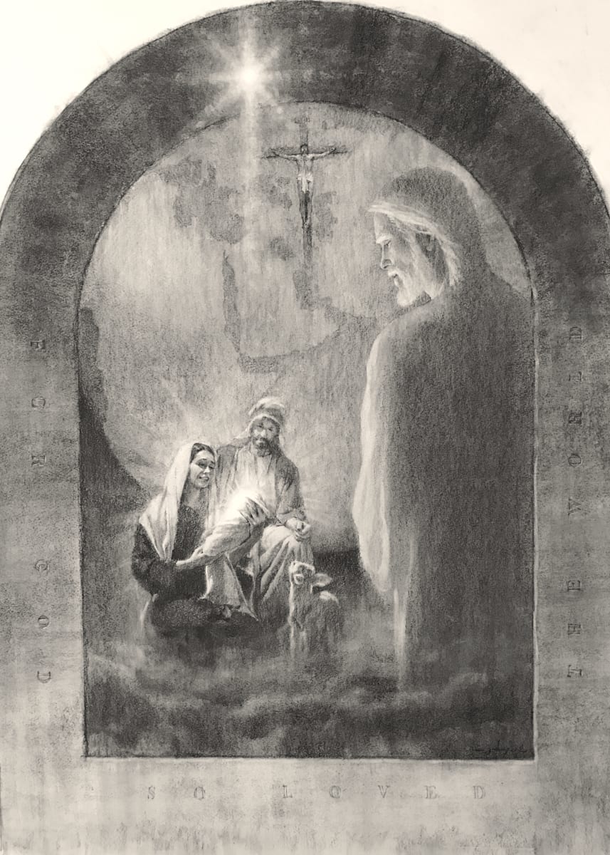 "For God So Loved the World" (John 3:16) by James L Johnson, Image 1.