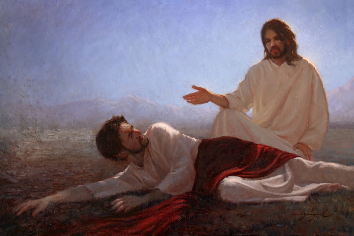 "Though Thy Sins Be as Scarlet" (Isaiah 11:6), Image 1.