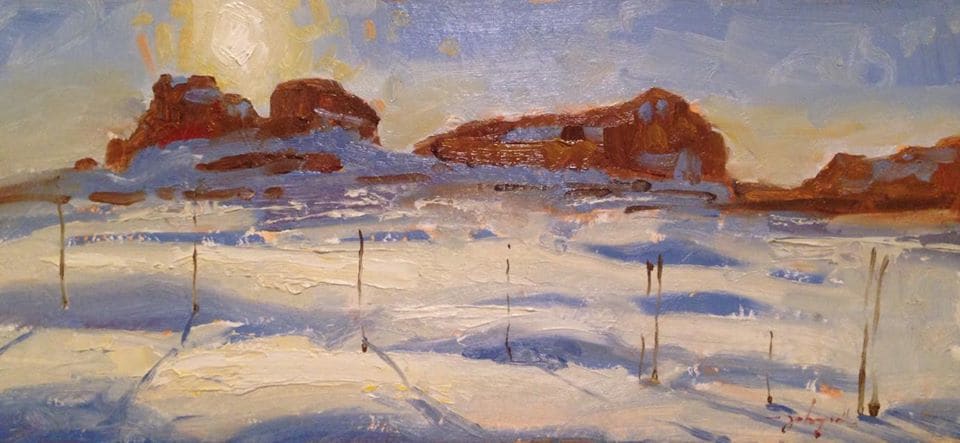 Monument Snow Melt by James L Johnson, Image 1.