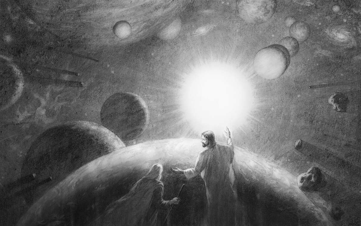 “Worlds Without Number Have I Created” (Moses 1:33) by James L Johnson, Image 1.