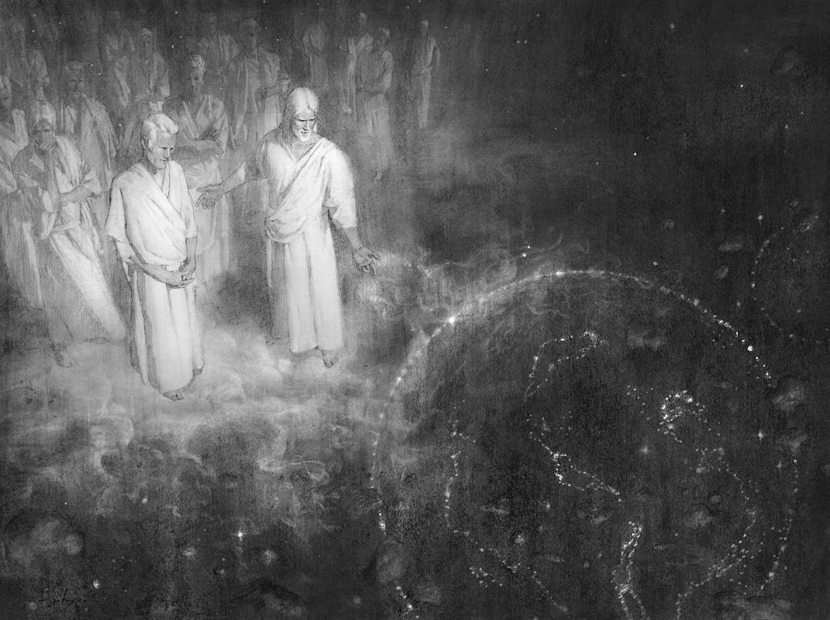 “We Will Take of These Materials and . . . Make an Earth” (Abraham 3:24) by James L Johnson, Image 1.