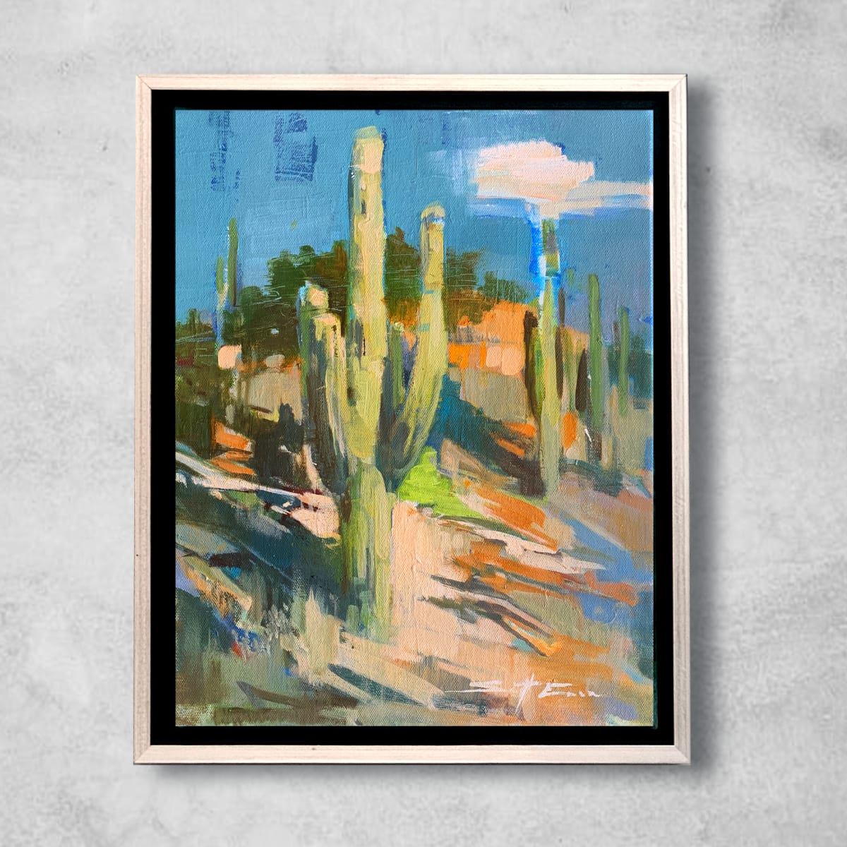 Saguaro Hillside I by scott ewen 