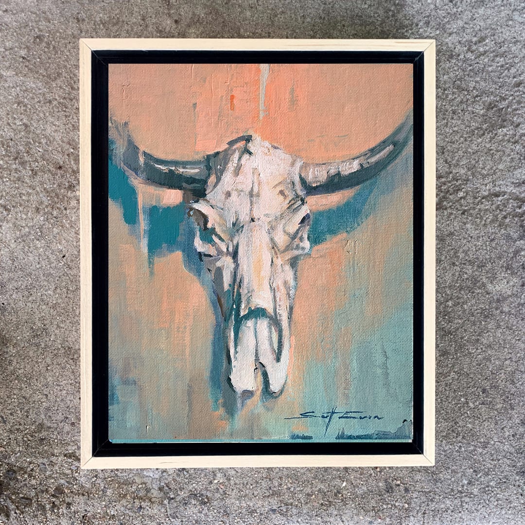 Cow Skull Coral by scott ewen 