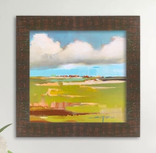 Big Sky Cattle on Horizon by scott ewen 