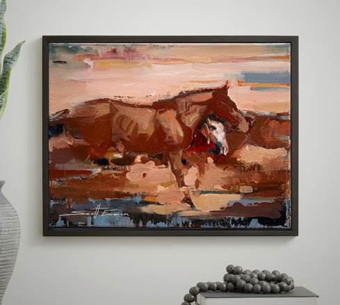 Fall Horses by scott ewen 