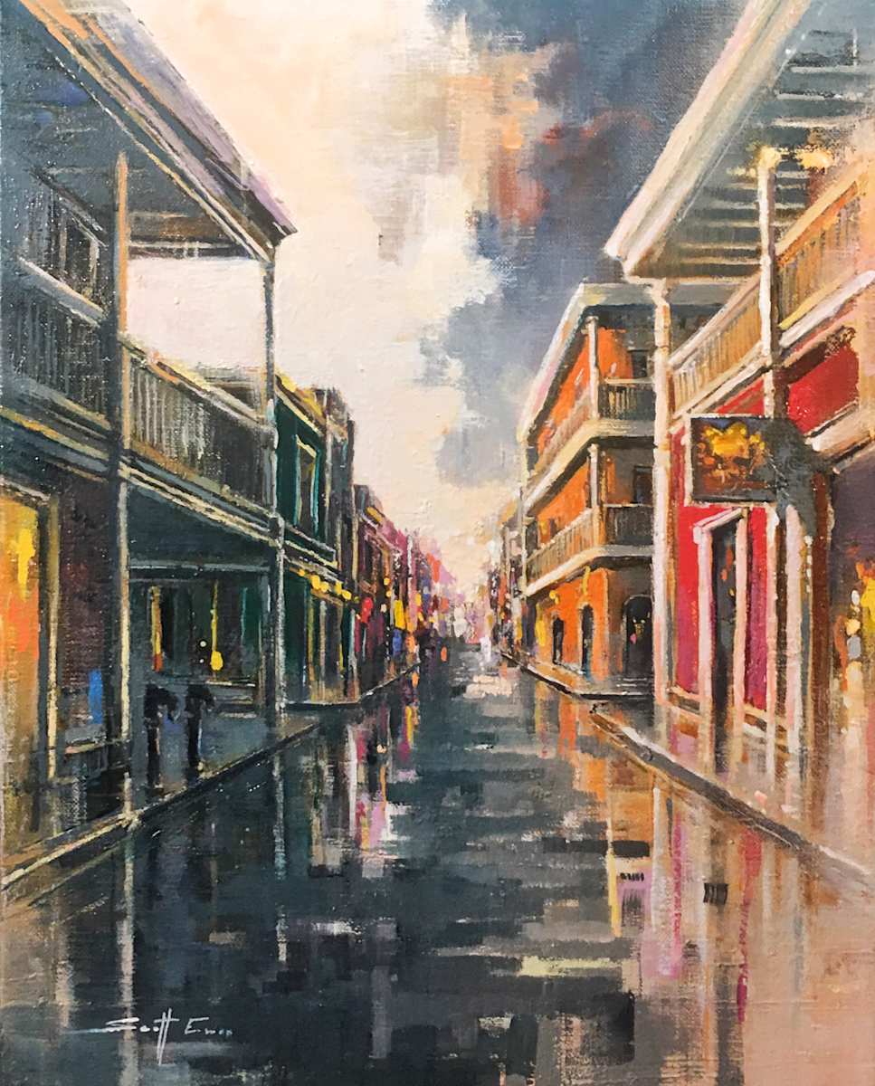 French Quarter Side Street by scott ewen, Image 1.