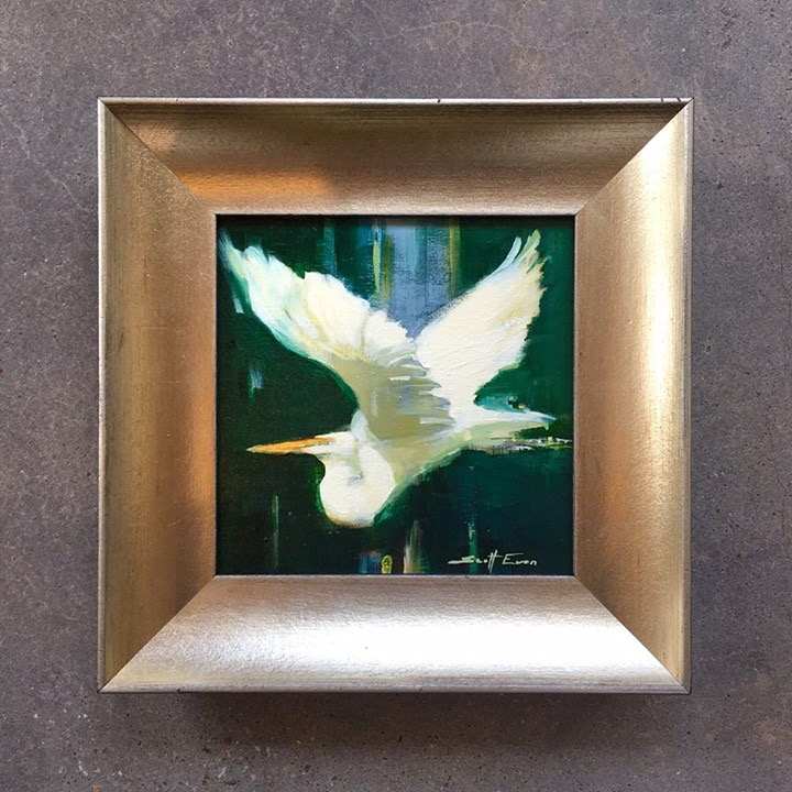 Egret Flying by scott ewen, Image 1.