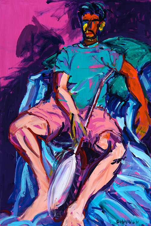 Banjo Guy by Christopher Harvey, Image 1.