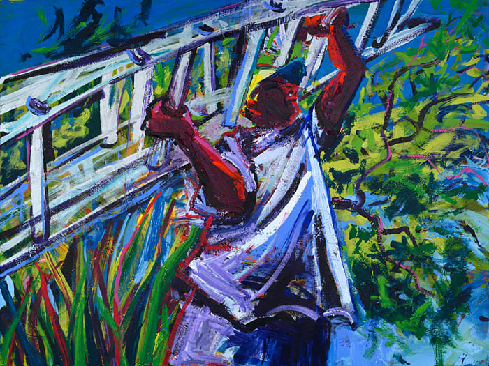 Ladder Man by Christopher Harvey, Image 1.