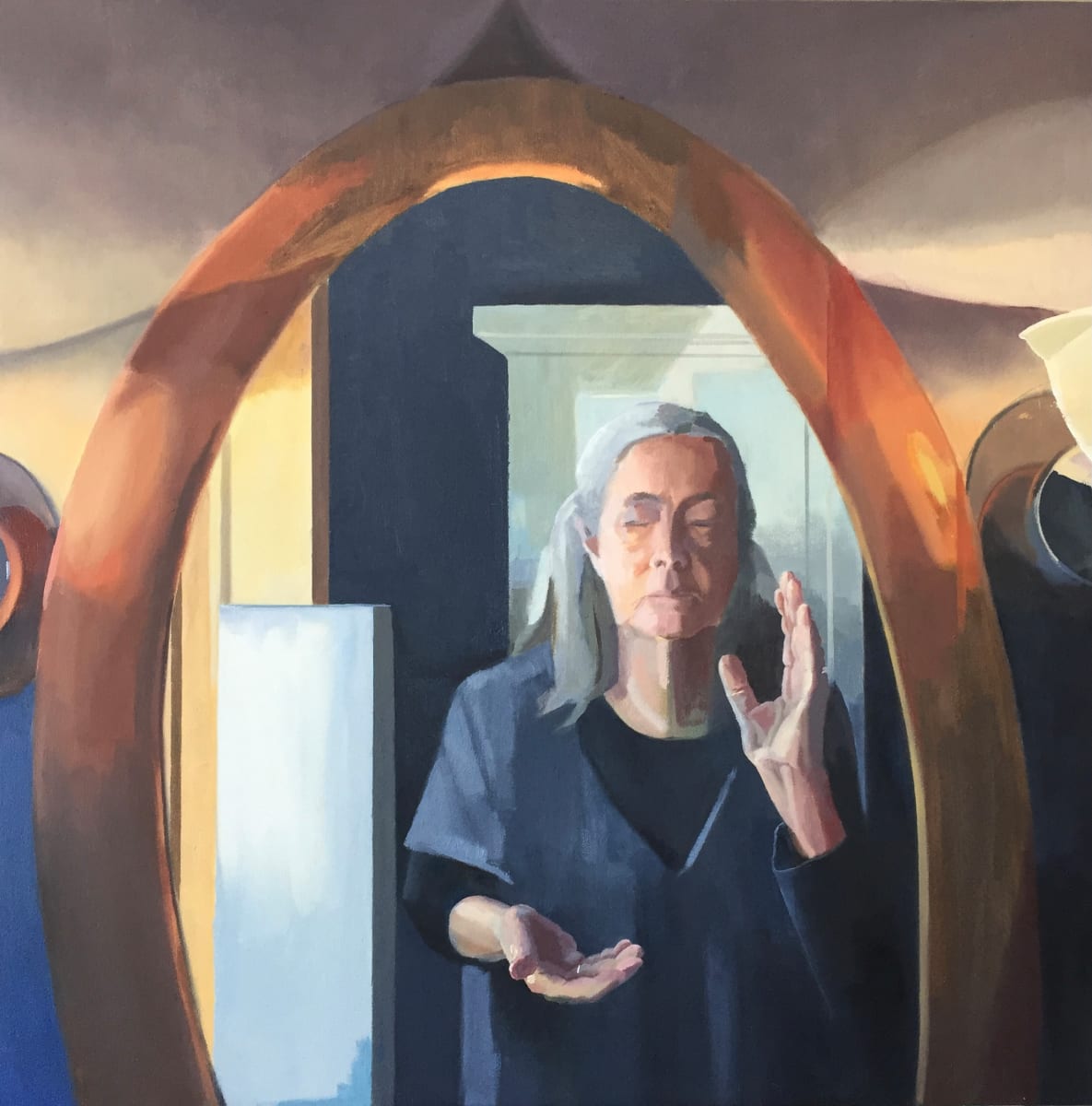 Self Portrait with eyes closed, Image 1.