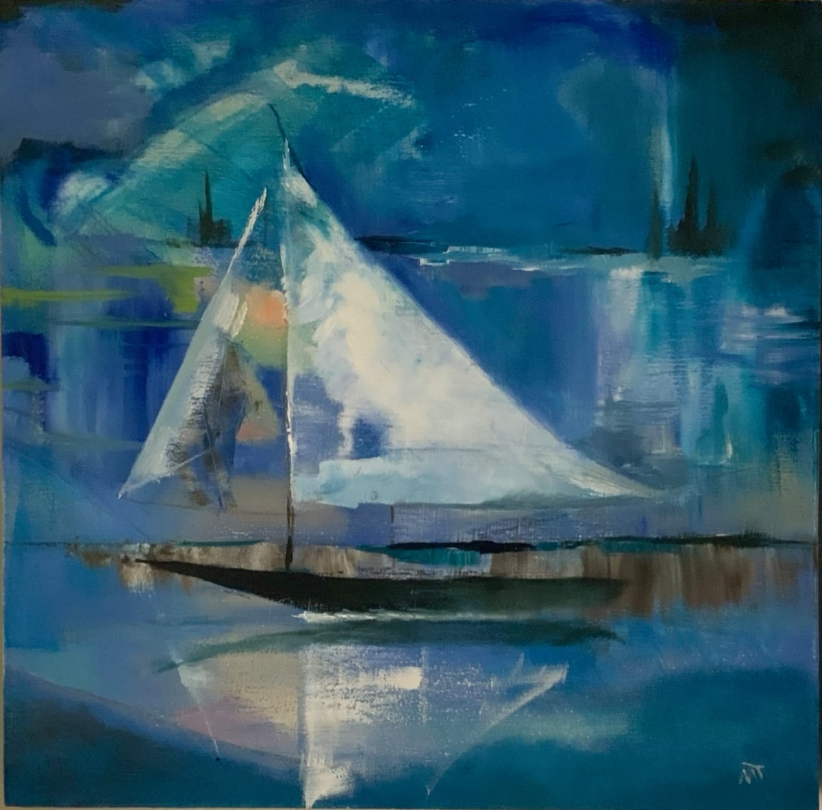 Sailboat by Mona Turner 