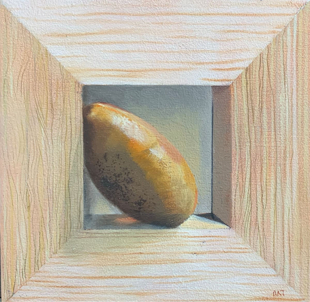 Spuds; Framed by Mona Turner 
