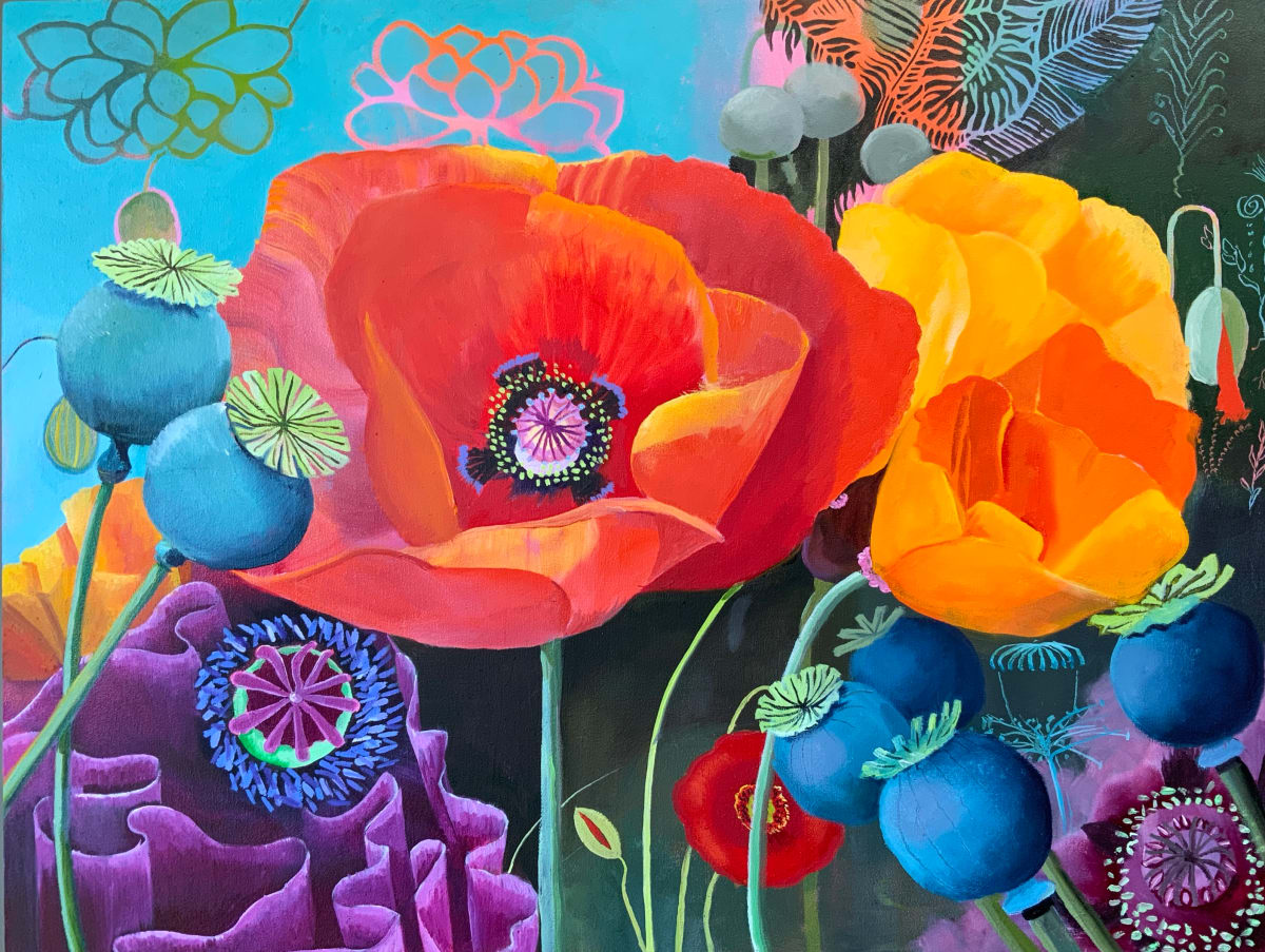 Poppy Thoughts by Mona Turner, Image 1.