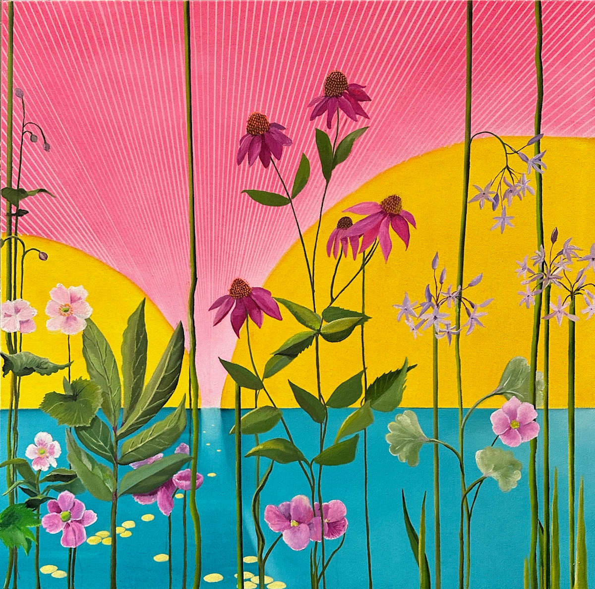 Lac et deux montagnes III by Mona Turner, Image 1.