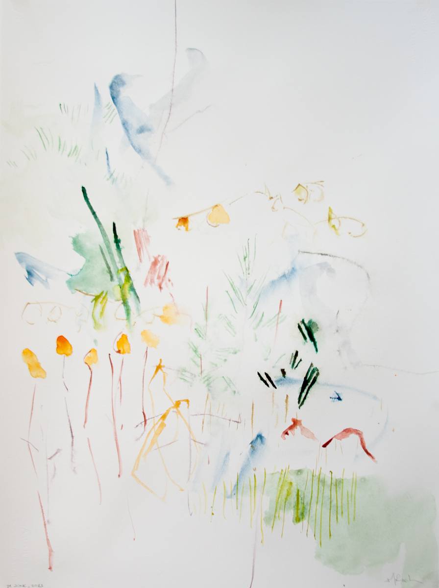 24 June, 2025 by Michael Rich  Image: 24 June, 2025, watercolor, 30 x 22 in