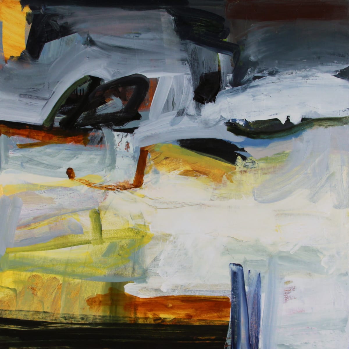 Among the Stones by Michael Rich  Image: Among the Stones, 2010, oil on canvas, 30 x 30 in