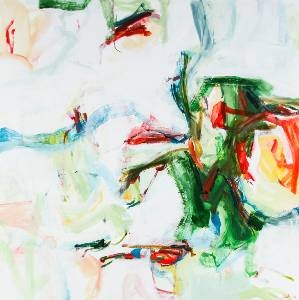 Aria by Michael Rich  Image: Aria, 2023, oil on canvas, 47 x 47 in 