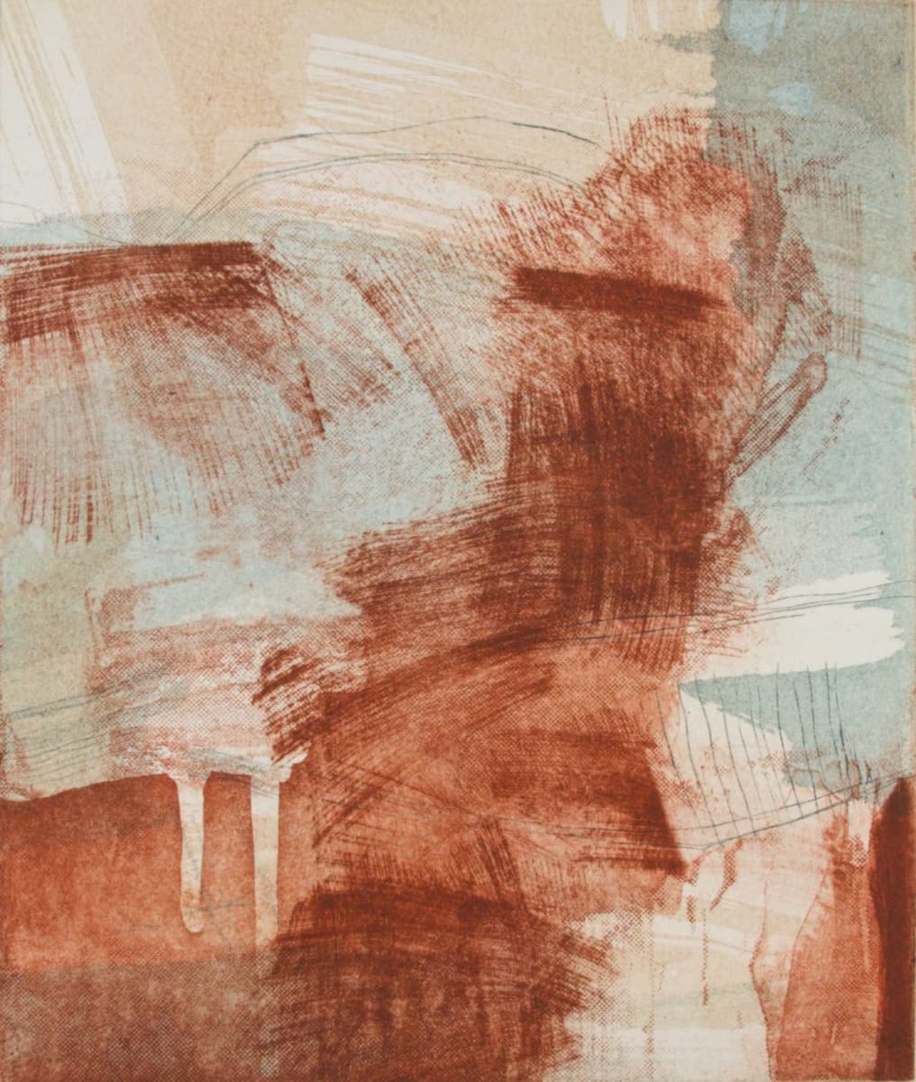 Days and Nights in Spain III by Michael Rich  Image: Days and Nights in Spain III, 2017, intaglio monoprint, 12 x 10 in