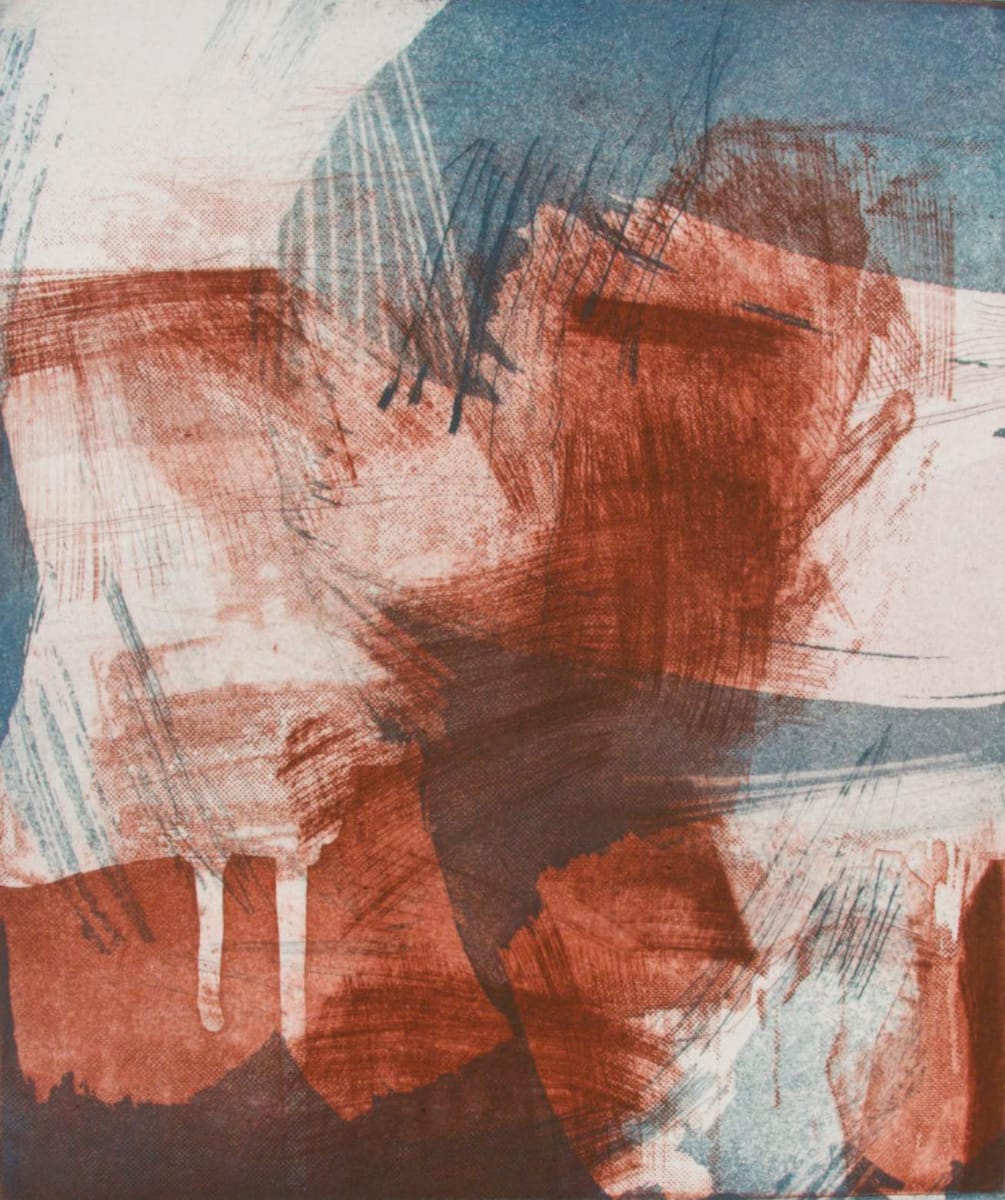 Days and Nights in Spain IV by Michael Rich  Image: Days and Nights in Spain IV, 2017, intaglio monoprint, 12 x 10 in
